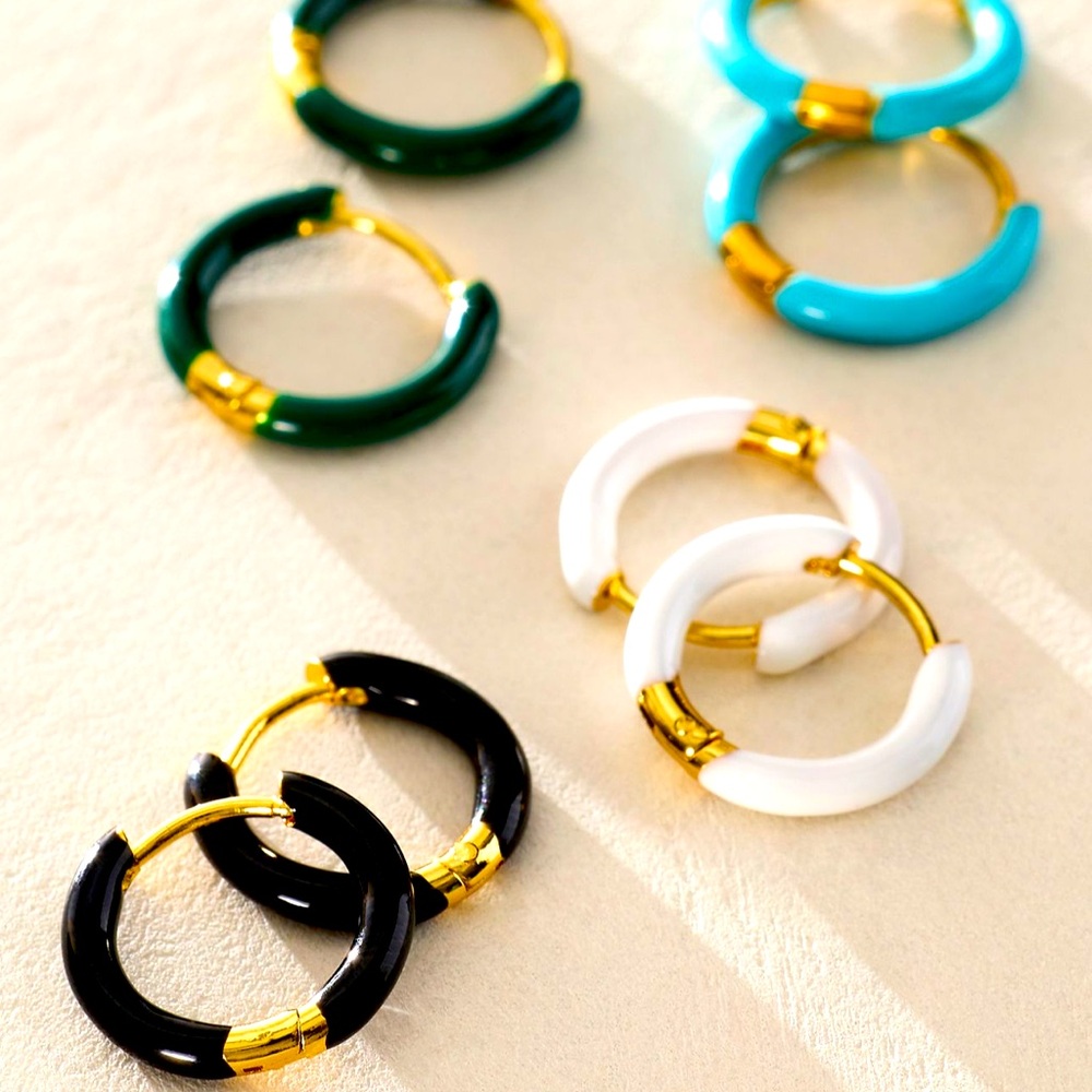 Free people Kozakh Palencia light blue hoops.